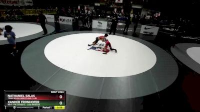 106 lbs Quarterfinal - Nathaniel Salas, Team Selma Wrestling Club vs Xander Fronhofer, Beat The Streets - Los Angeles