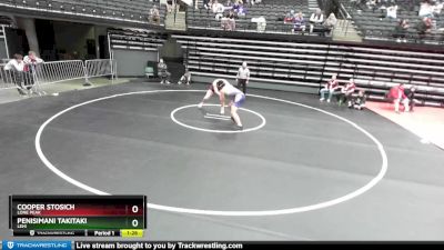 193 lbs Cons. Round 6 - Cooper Stosich, Lone Peak vs Penisimani Takitaki, Lehi