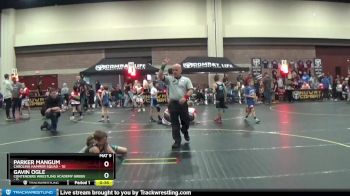 53 lbs Round 4 (6 Team) - Gavin Ogle, Contenders Wrestling Academy Green vs Parker Mangum, Carolina Hammer Squad