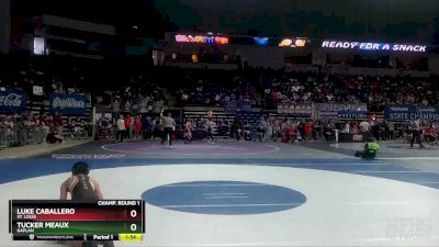 D 3 120 lbs Champ. Round 1 - Luke Caballero, St. Louis vs Tucker Meaux, Kaplan