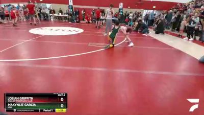 68-74 lbs Round 1 - Makynlie Garcia, HRA vs Josiah Griffith, Valley Wrestling Club