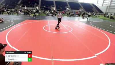 37 lbs Semifinal - Owen Coronado, Madera WC vs Christopher Moreno, Oceanside