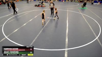 Cons. Round 1 - Brody Crawford, White Bear Lake Wrestling vs Harrison Sather, Lakeville Youth Wrestling Association