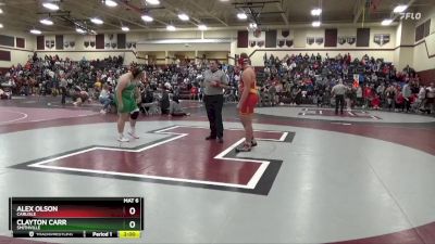 285 lbs Round 2 - Clayton Carr, Smithville vs Alex Olson, Carlisle