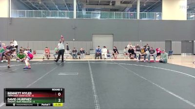 84 lbs Round 2 (10 Team) - David Murphey, Virginia Team Predator vs Bennett Myles, Terps East Coast Elite