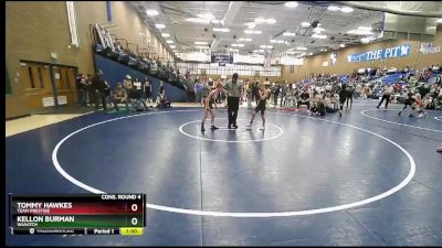 76 lbs Cons. Round 4 - Kellon Burman, Wasatch vs Tommy Hawkes, Team Prestige