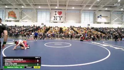 120 lbs Cons. Round 2 - Ean Collins, Fairport Jr. Red Raiders Wrestling vs Connor Vivacqua, New Hartford / Sauquoit Youth Wrestling