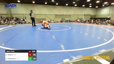 120 lbs Semifinal - Jayvyn Allami, Funky Singlets vs John (JD) Ferguson, Oklahoma Elite 9U