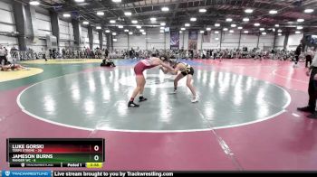 105 lbs Rd# 1 9:00am Friday - Luke Gorski, Terps Xtreme vs Jameson Burns, Ranger WC