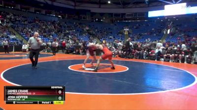 190 lbs Semis & 1st Wrestleback (8 Team) - James Crane, Chicago (Brother Rice) vs Josh Hoffer, Washington