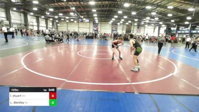 112 lbs Consi Of 16 #2 - Lincoln Stuart, WV vs Liam Bentley, VA