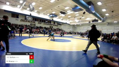 116 lbs Round Of 32 - Everest Sutton, Crescent Valley (OR) vs Raymond Rivera, Clovis