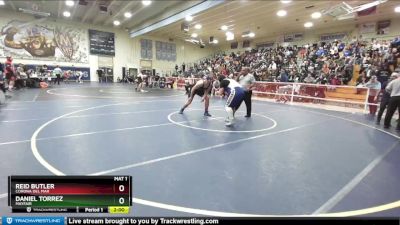 285 lbs Champ. Round 1 - Reid Butler, Corona Del Mar vs DANIEL TORREZ, Mayfair