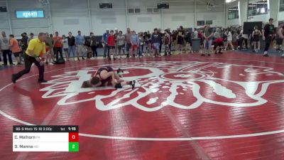 96-S Mats 15-18 3:00pm lbs Round Of 16 - Cameron Melhorn, PA vs Damian Manna, MD