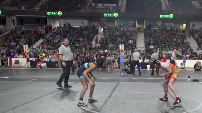 101 lbs Cons. Round 1 - Cailyn Young, Bobcat Wrestling Club vs Skylar Hawkins, Oberlin