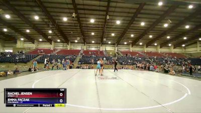 126 lbs Placement Matches (8 Team) - Rachel Jensen, Utah 1 vs Emma Faczak, Colorado