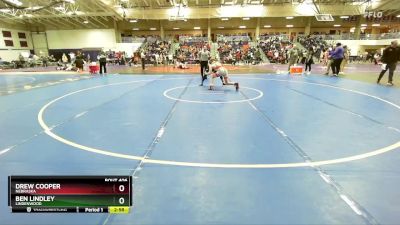 133 lbs Cons. Round 4 - Ben Lindley, Lindenwood vs Drew Cooper, Nebraska