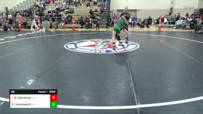 80 lbs Quarterfinal - Micah Donahue, No Nonsense Wrestling vs Easton Hemmesch, Paynesville