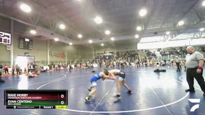 106 lbs Champ. Round 2 - Evan Centeno, Ben Lomond vs Rave Morby, Sanderson Wrestling Academy