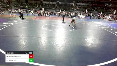 75 lbs Final - Heaven Coleman, Washington Y vs Julianne Platti, Pinelands