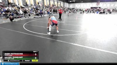 175 lbs Cons. Round 4 - Avery Piotraschke, Winneconne vs Hayden Jeanquart, Southern Door