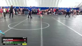 72 lbs Finals (2 Team) - Bruce Fowler, CP Elite vs Greyson Zoul, Terps Xtreme