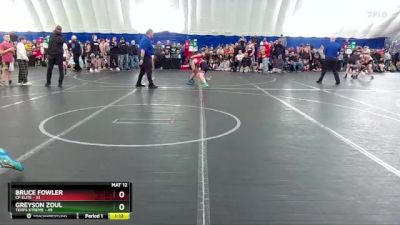 72 lbs Finals (2 Team) - Bruce Fowler, CP Elite vs Greyson Zoul, Terps Xtreme