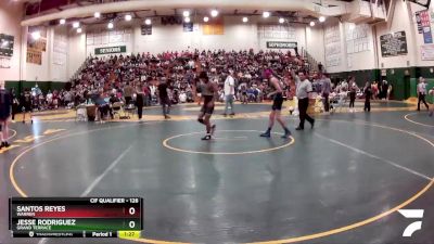 126 lbs Champ. Round 2 - Jesse Rodriguez, Grand Terrace vs Santos Reyes, Warren