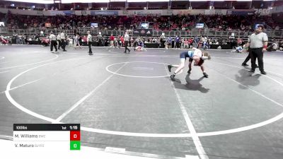 100 lbs Consi Of 4 - Maddox Williams, Bulls vs Vince Maturo, SlyFox Wrestling Academy