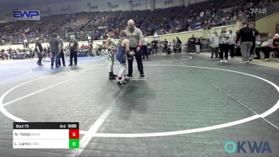 64 lbs Quarterfinal - Hailen Hiner, Pawnee Black Bear Wrestling vs Uzziah Clark, Hurricane Wrestling Academy