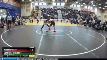 126 lbs Semifinals (8 Team) - Rashon Veasy, Lake Gibson vs Jeremiah Johnson, Merritt Island