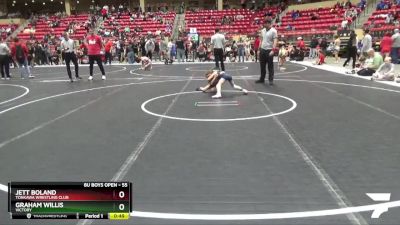 55 lbs Cons. Round 4 - Jett Boland, Tonkawa Wrestling Club vs Graham Willis, Victory