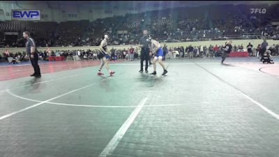 128 lbs Consi Of 16 #1 - Ashton Lankford, Hobart Bearcats vs Jaxson Sheppard, Kingfisher YellowJackets