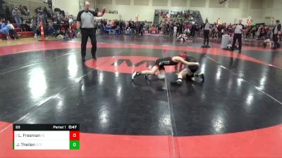 69 lbs Semifinal - Liam Freeman, Flat Earth vs Jamison Theilen, CIWC / Team Intensity