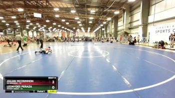 72 lbs Rd# 5- 3:45pm Friday Final Pool - Leonydes Peraza, Minion Green vs Julian McCrimmon, VA Hammers