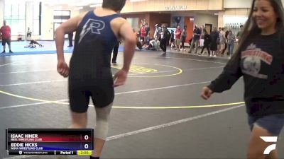 160 lbs Champ. Round 1 - Eddie Hicks, NOVA Wrestling Club vs Isaac Hiner, Reel Wrestling Club