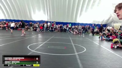 130 lbs Finals (2 Team) - Kenny Brewer, Ohio Gold 10k vs Hayden Henderson, Noke Wrestling RTC