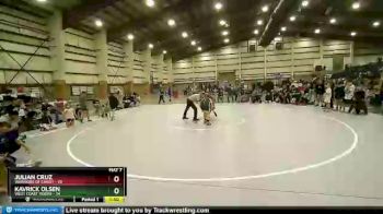 135 lbs Semis & Wb (16 Team) - KAVRICK OLSEN, West Coast Riders vs Julian Cruz, Warriors Of Christ