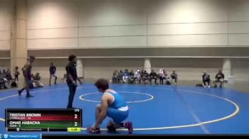 173 lbs Round 3 (6 Team) - Tristan Brown, Cypress Bay vs Omar Habacha, SOWA