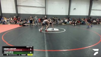 100-106 lbs Cons. Round 3 - Taven Deck, Cowboy Mat Club vs Aidan Labouff, Thurston County Wrestling Club