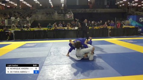 VITOR HENRIQUE ANDRADE DA PAIXÃO vs RAPHAEL DE FARIA ABREU 2024 Pan Jiu Jitsu IBJJF Championship