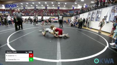 58 lbs Quarterfinal - Rydin Guerra, OKC Saints Wrestling vs Cam Camarillo, Standfast