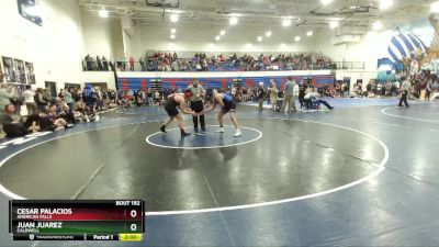 195 lbs Champ. Round 2 - Juan Juarez, Caldwell vs Cesar Palacios, American Falls