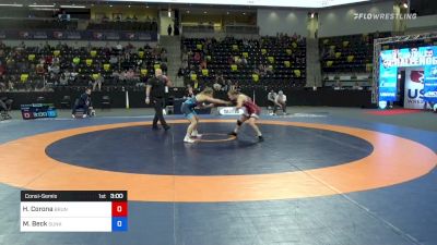 59 kg Consolation - Hailey Corona, Brunson UVRTC vs Michaela Beck, Sunkist Kids Wrestling Club