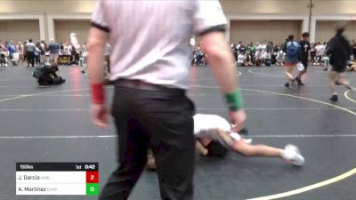 150 lbs Consi Of 64 #2 - Jose Garcia, Knights WC vs Andrew Martinez, Chaparral HS