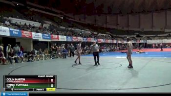113 lbs Champ - Round 1 (16 Team) - Colin Martin, Staunton River vs Ryder Fonville, York