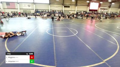 77 lbs Consolation - Luke Higgins, Cyclones vs Lorenzo Urquiza, Bagdad Copperhead WC