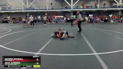 56 lbs Round 3 (8 Team) - Noah Almedina, Mat Assassins Grey vs Antonio Woodall, Doughboys