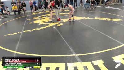 86 lbs X Bracket - Kyson Rogers, Nikiski Freestyle Wrestling Club vs Lincoln Brower, Interior Grappling Academy