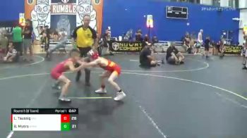 56 lbs Round 5 (6 Team) - Luke Taussig, East Kansas Eagles vs Bo Myers, Midwest Xtreme Wrestling